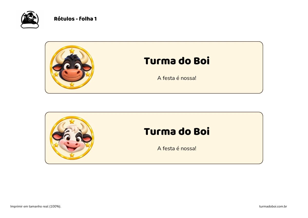 Prévia de Rótulos para as bebidas